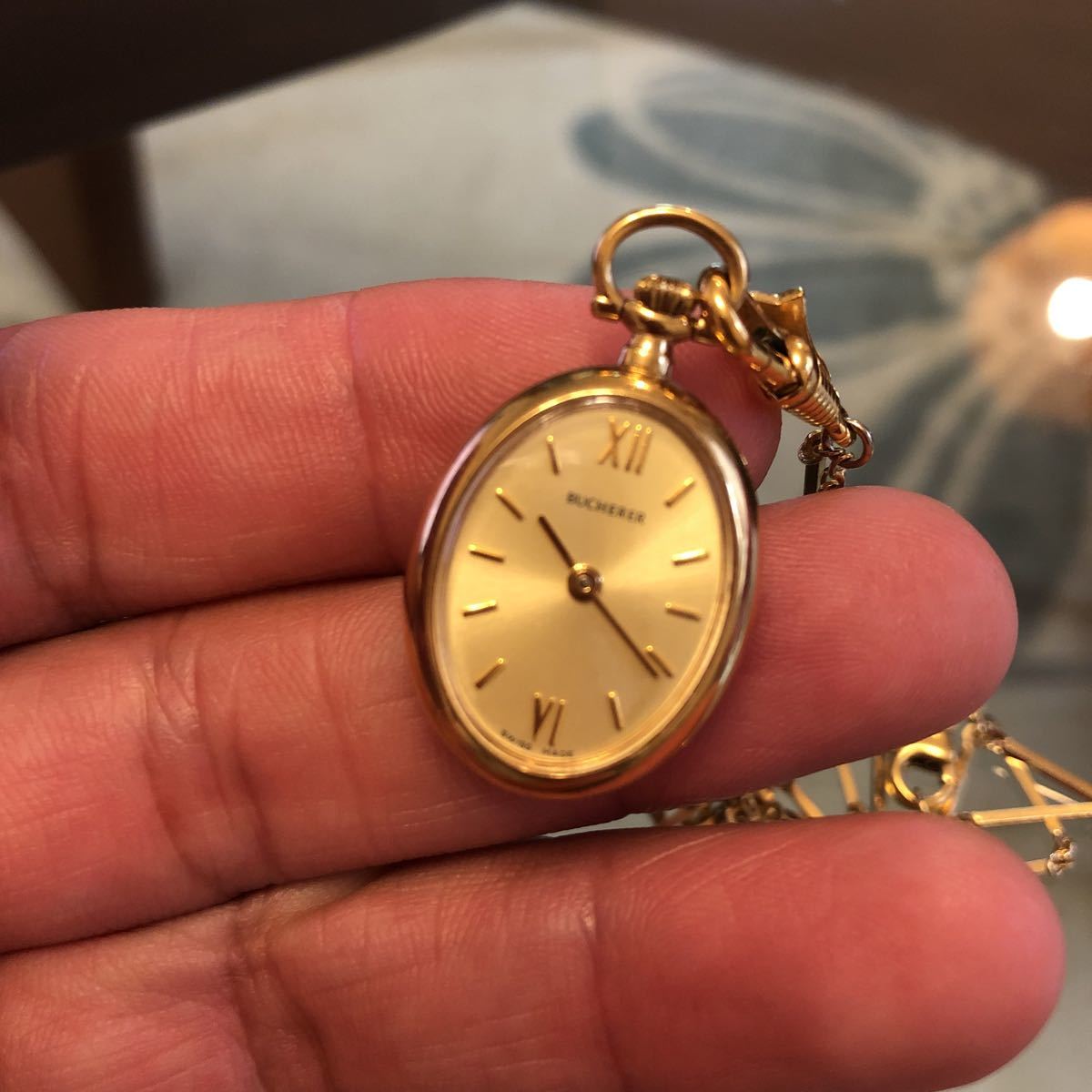 ブッヘラー ブッフェラー レディース ペンダントウォッチ 時計 懐中  