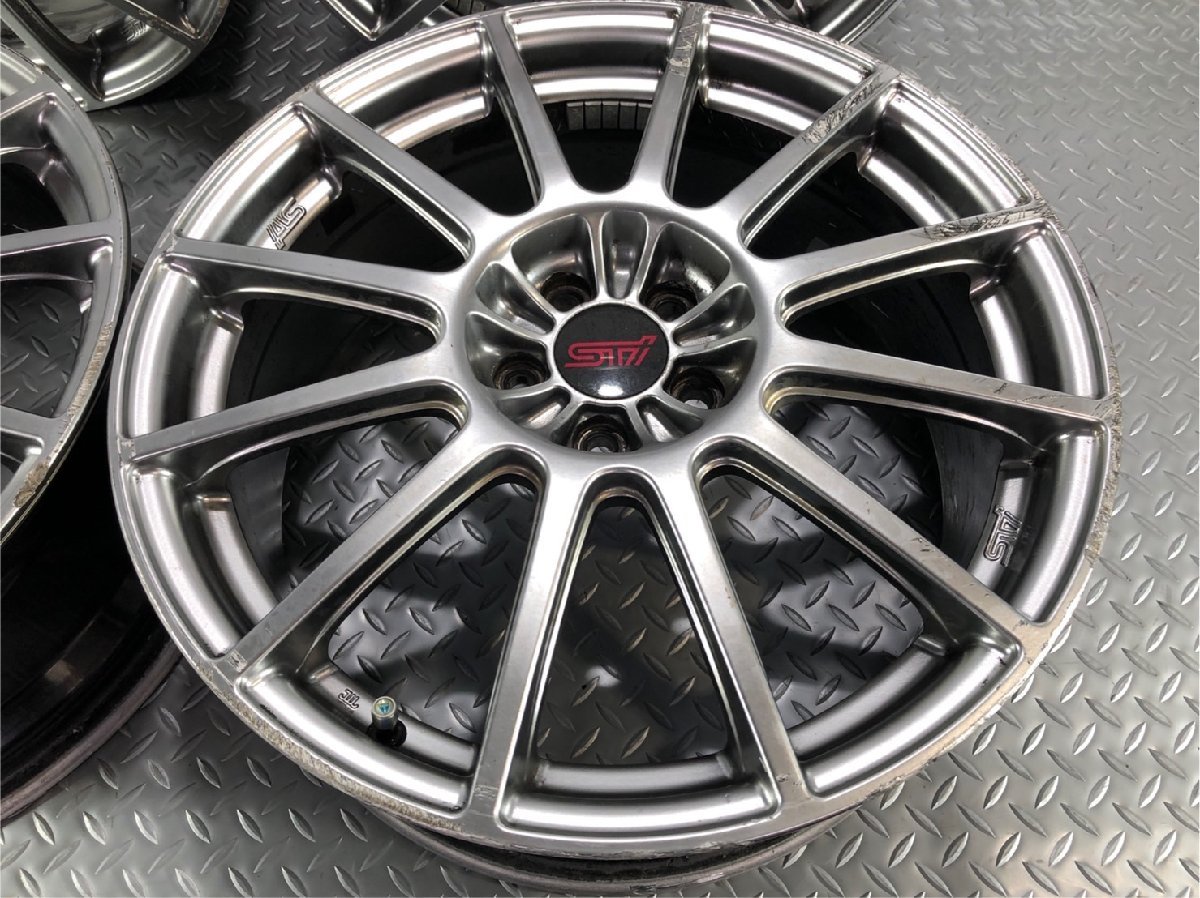 スバル レガシィ BL5 BP5 TUNED BY STI 純正 18インチ 5穴 スバル レガシィ BL5 BP5 TUNED BY STI 純正 18インチ 5穴