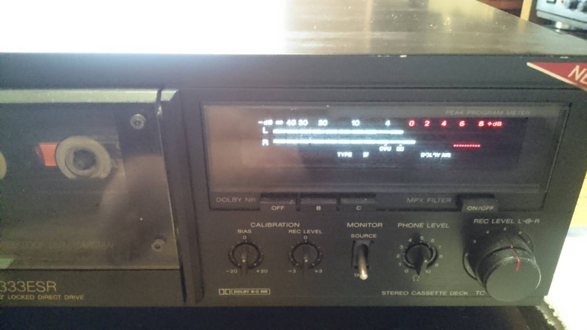 Sony 333ESR カセットデッキ SONY ソニー 3ヘッド カセットデッキ TC-K333ESR SONY ソニー