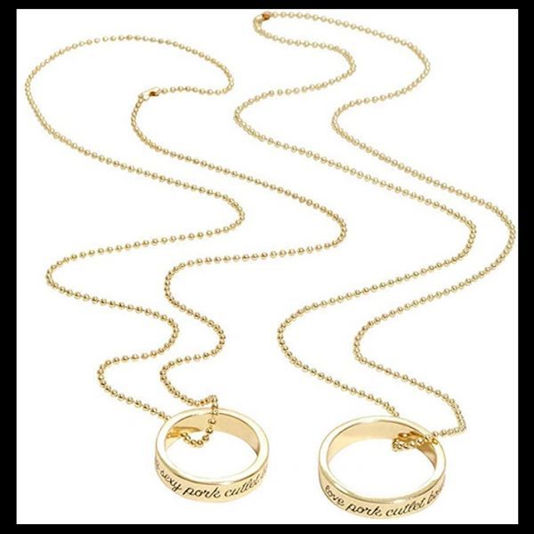 □6点[ユーリ!!! on ICE]北米版ネックレスチェーン付ペアリング,師弟愛  