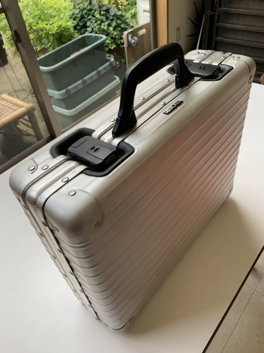 【廃盤品】vintage RIMOWA リモワ　アタッシュケース　キャリーケース リモワ⁄rimowa⁄アルミ製アタッシュケース⁄西ドイツ製ヴィンテージ
