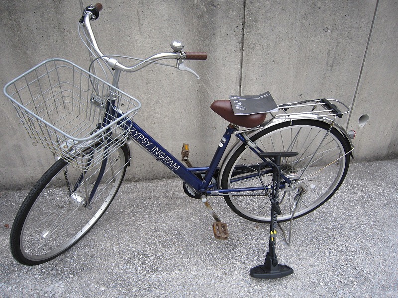 北九州引取限定】自転車 男性用 27インチ 通勤 買い物 最適 防犯登録 