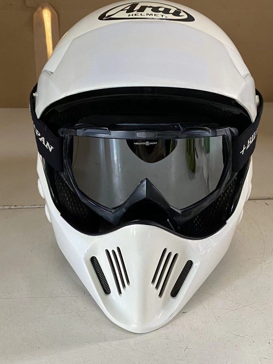 Arai アライ MX-2 MX-Ⅱ ヘルメット Lサイズ 59-60cm ジャンク(Lサイズ