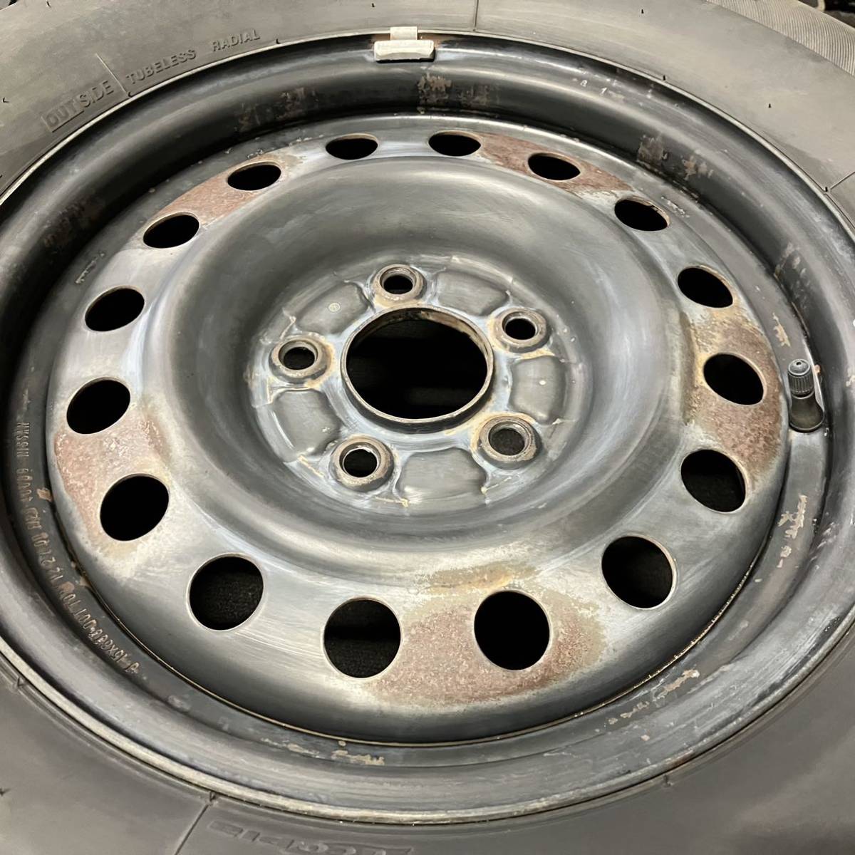 中古 スチールホイール 15インチ6J 5穴 4本 純正エクストレイル用