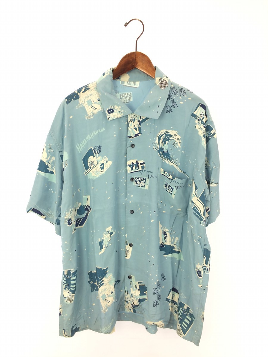 ポータークラシック 20SS SHOWFOLK アロハシャツ Porter Porter Classic◇ポータークラシック/M/レーヨン/BLU/総柄/20SS
