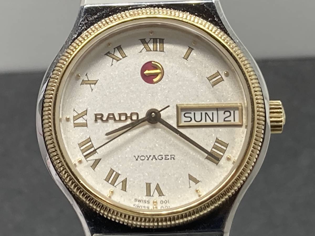 1円～良品・稼働品 RADO VOYAGER/ラドー ボイジャー 636.3496.4 自動 