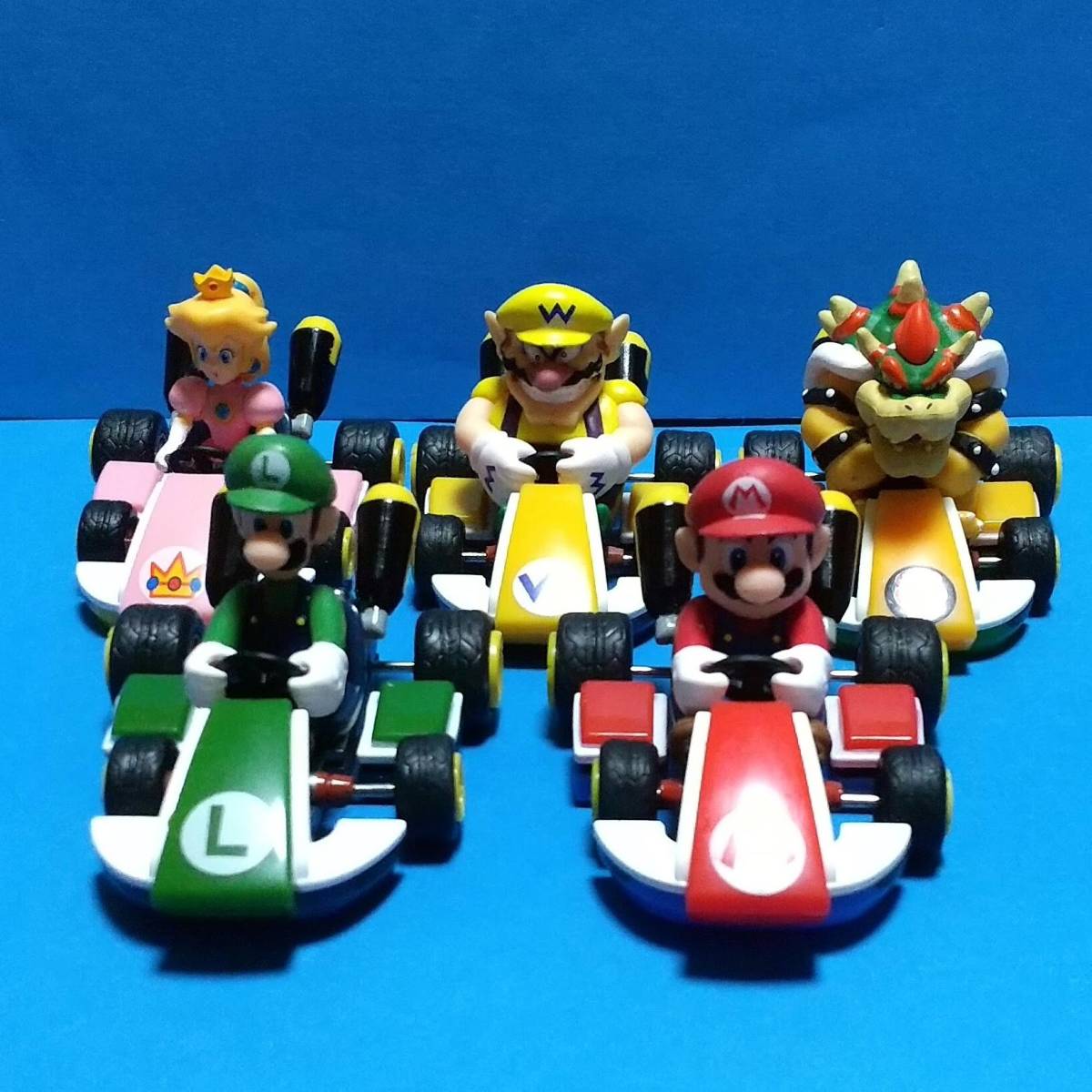 1個300円未満　MARIOKART プルバックカー　チョロQ マリオ　ルイージ マリオカート チョロQ プルバックカー フィギュア☆マリオ ルイージ