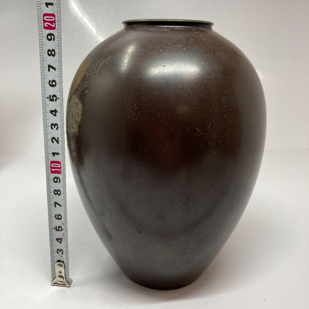惺斎好 秀峰 唐銅 花入 花器 花瓶 茶道具 華道具 共箱 0329-M1 惺斎好 秀峰 唐銅 花入 花器 花瓶 茶道具 華道具 共箱 0329-M1 2026年