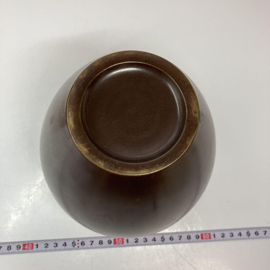 惺斎好 秀峰 唐銅 花入 花器 花瓶 茶道具 華道具 共箱 0329-M1 2026年
