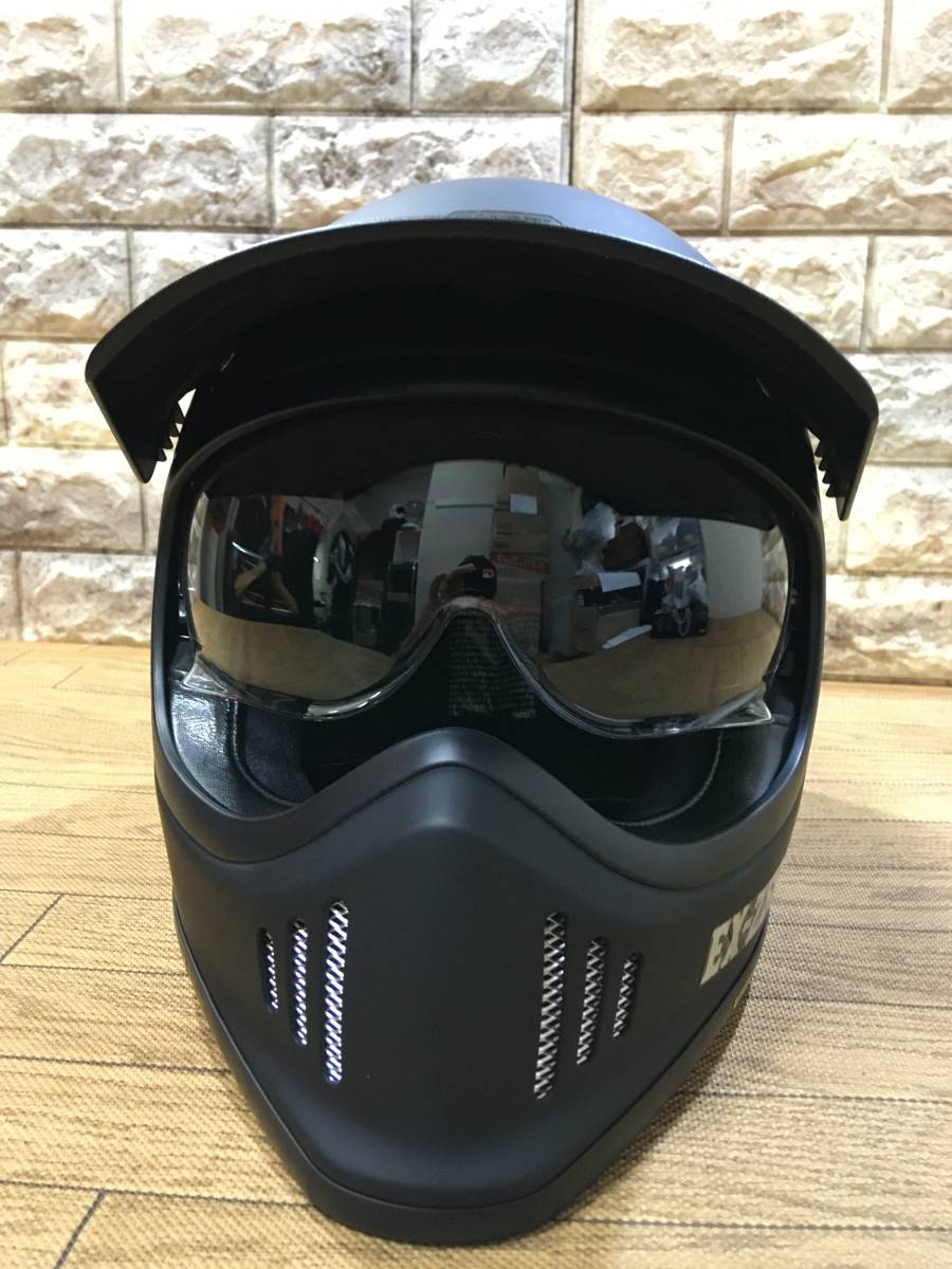 SHOEI EX-ZERO マットブラック色 インナーバイザー装備 61cm XLサイズ  