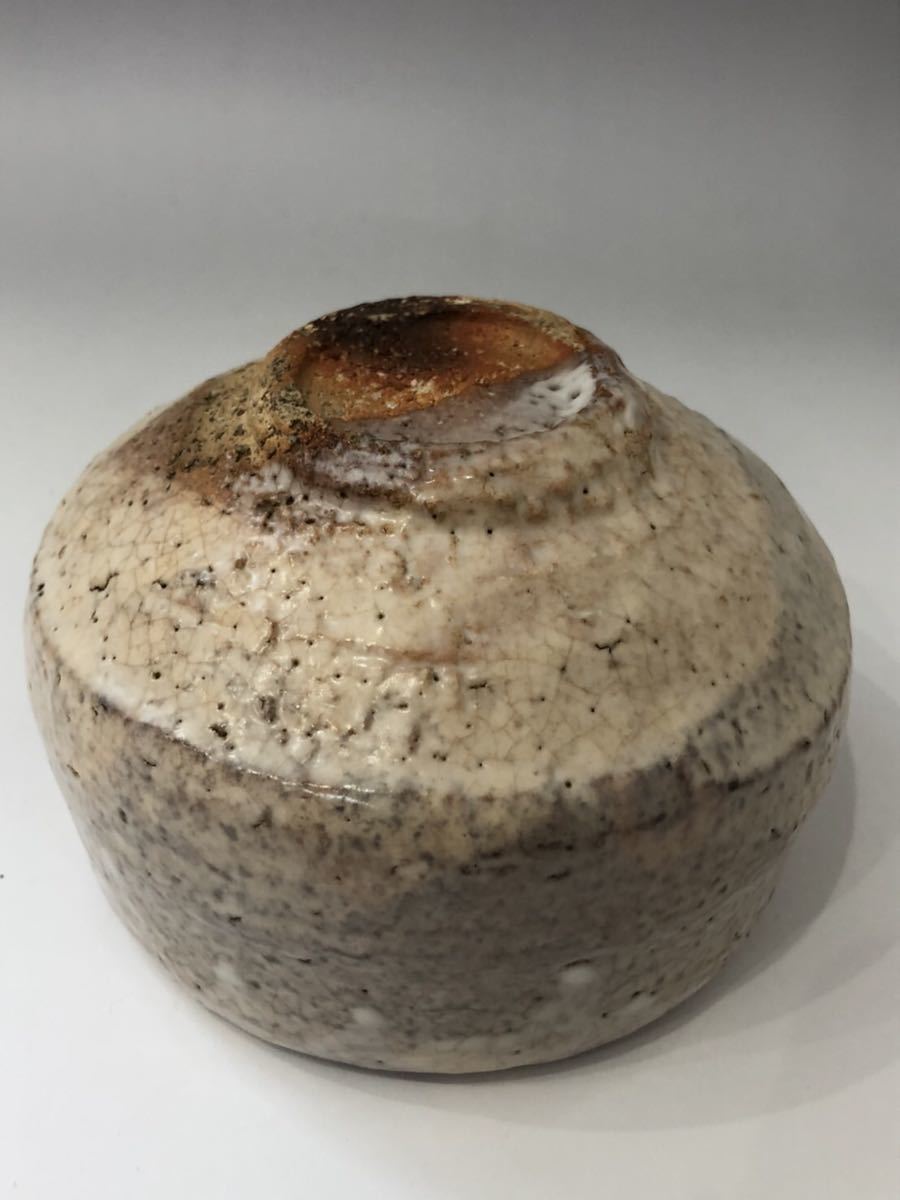 本物保証十一代三輪休雪 萩茶碗 共箱 人間国宝 毎日オークション出品