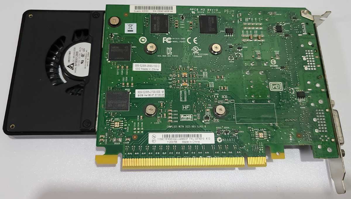 動作確認済み NVIDIA Quadro K2000 2GB ビデオカード OpenGL グラフィックボード CPU-Z ベンチマーク GDDR5 