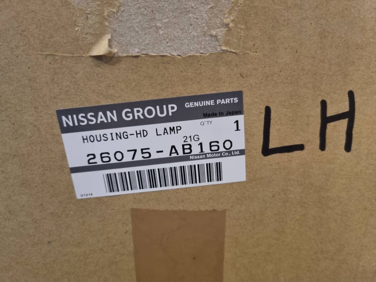 送料無料，お得 日産純正 スカイライン BNR34 GTR 後期 HIDヘッドライトハウジング 左26075-AB160(ヘッドライト)｜売買されたオークション情報、yahooの商品情報をアーカイブ公開 - オークファン 日産用