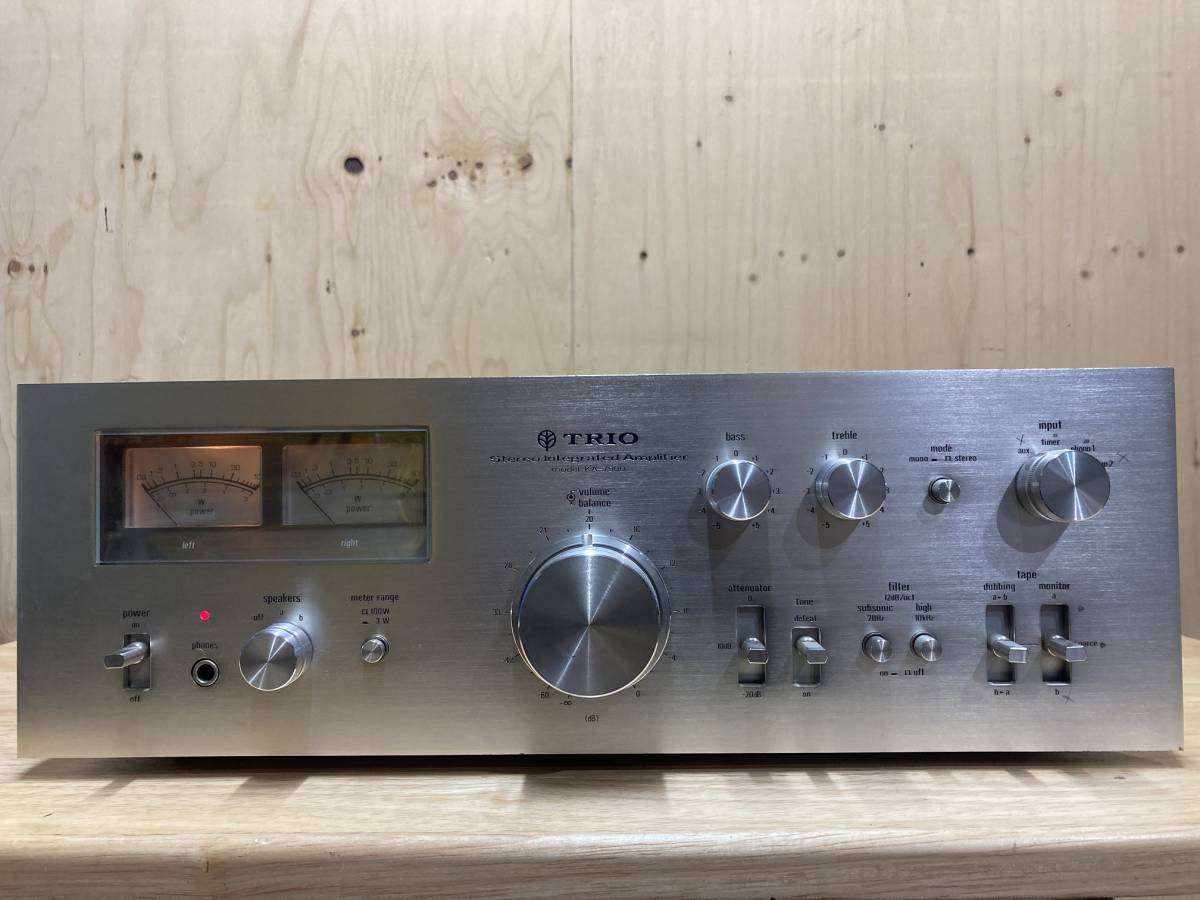 TRIO KA-7500 プリメインアンプ - トリオ の修理 E64 通電確認済