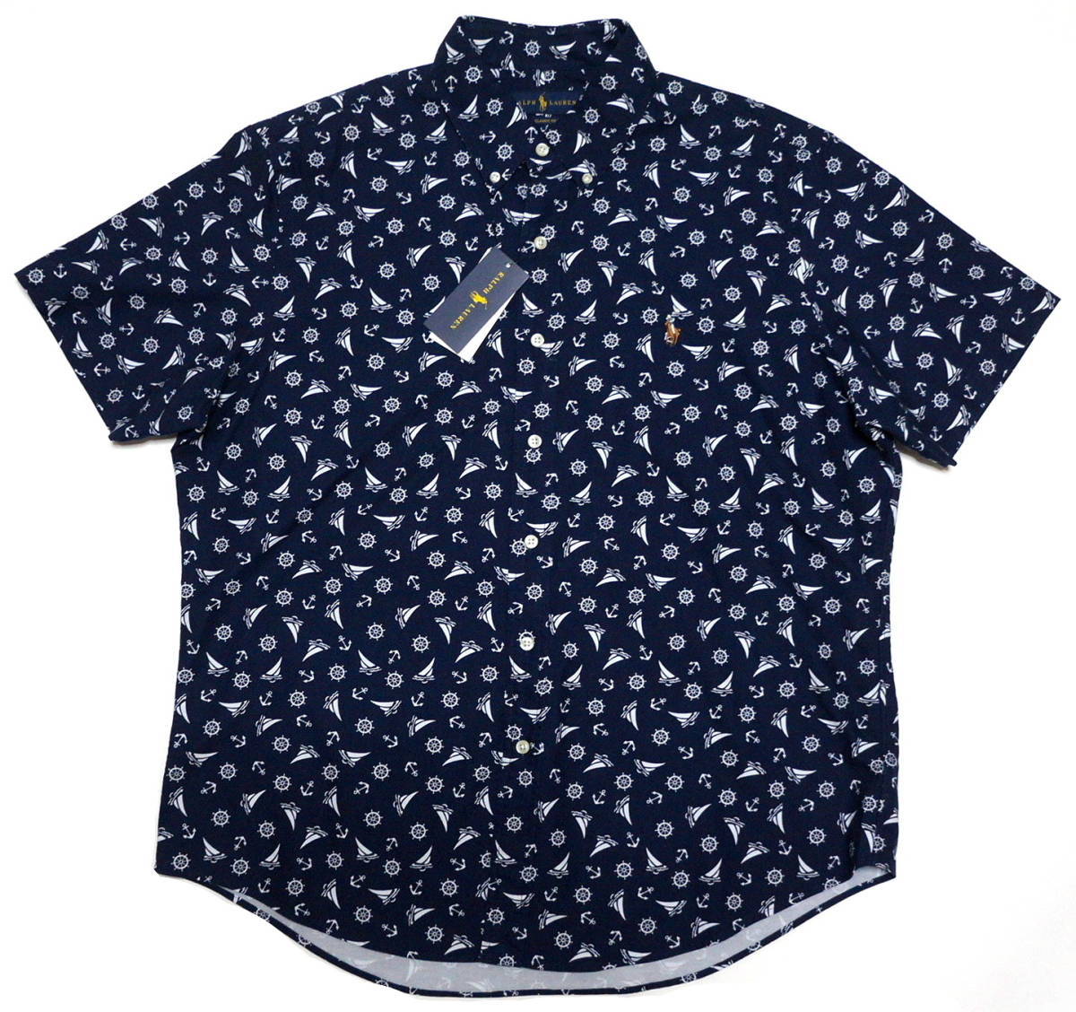 【新品 US購入】ラルフローレン POLO RALPH LAUREN■ オックスフォードシャツ ■US XL /日本メンズ XXL 2XL■ノーティカルネイビー紺正規品