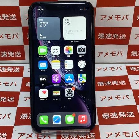 64GB iPhone SIMフリー ジャンク品 XR AU版SIMフリー ブラック 128GB