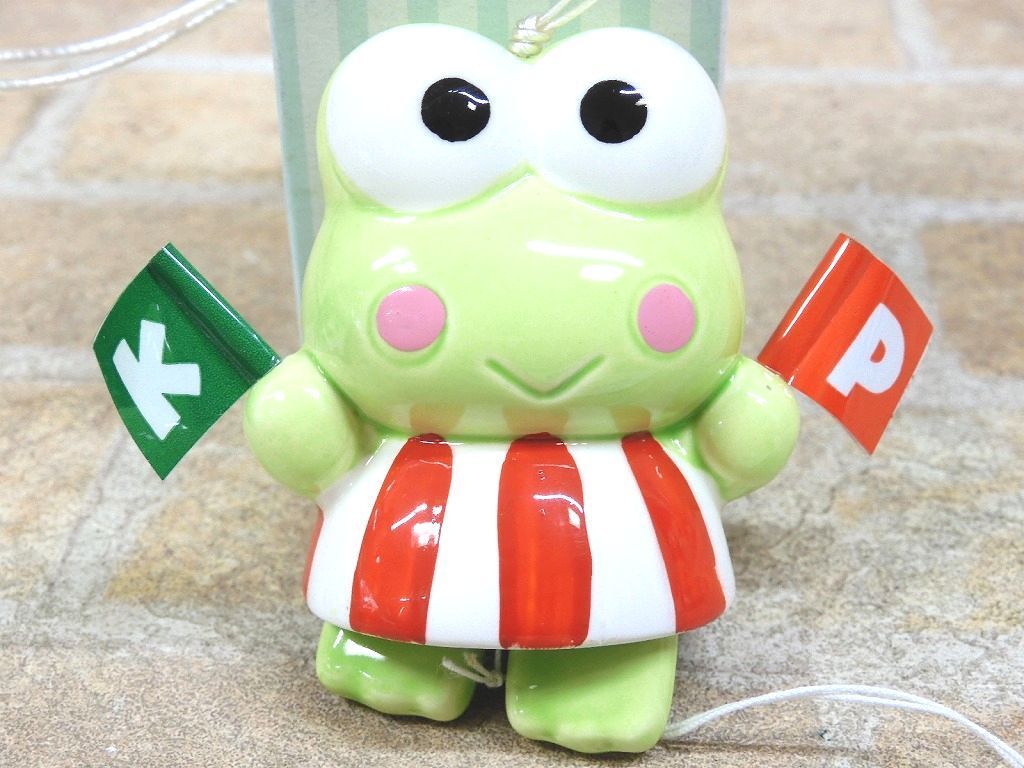 良品! Sanrio/サンリオ けろけろけろっぴ 1989年/当時物 陶器 風鈴 