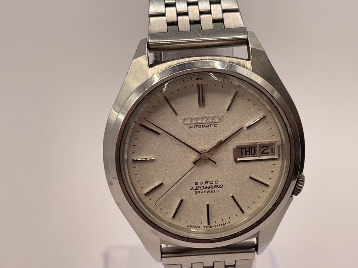 【新作，新作登場】 A39 腕時計 CITIZEN シチズン LEOPARD レオパール 28800 4-770382 Y 24石 自動巻 AT メンズ 稼働品(シチズン)｜売買されたオークション情報、yahooの商品情報をアーカイブ公開 - オークファン その他