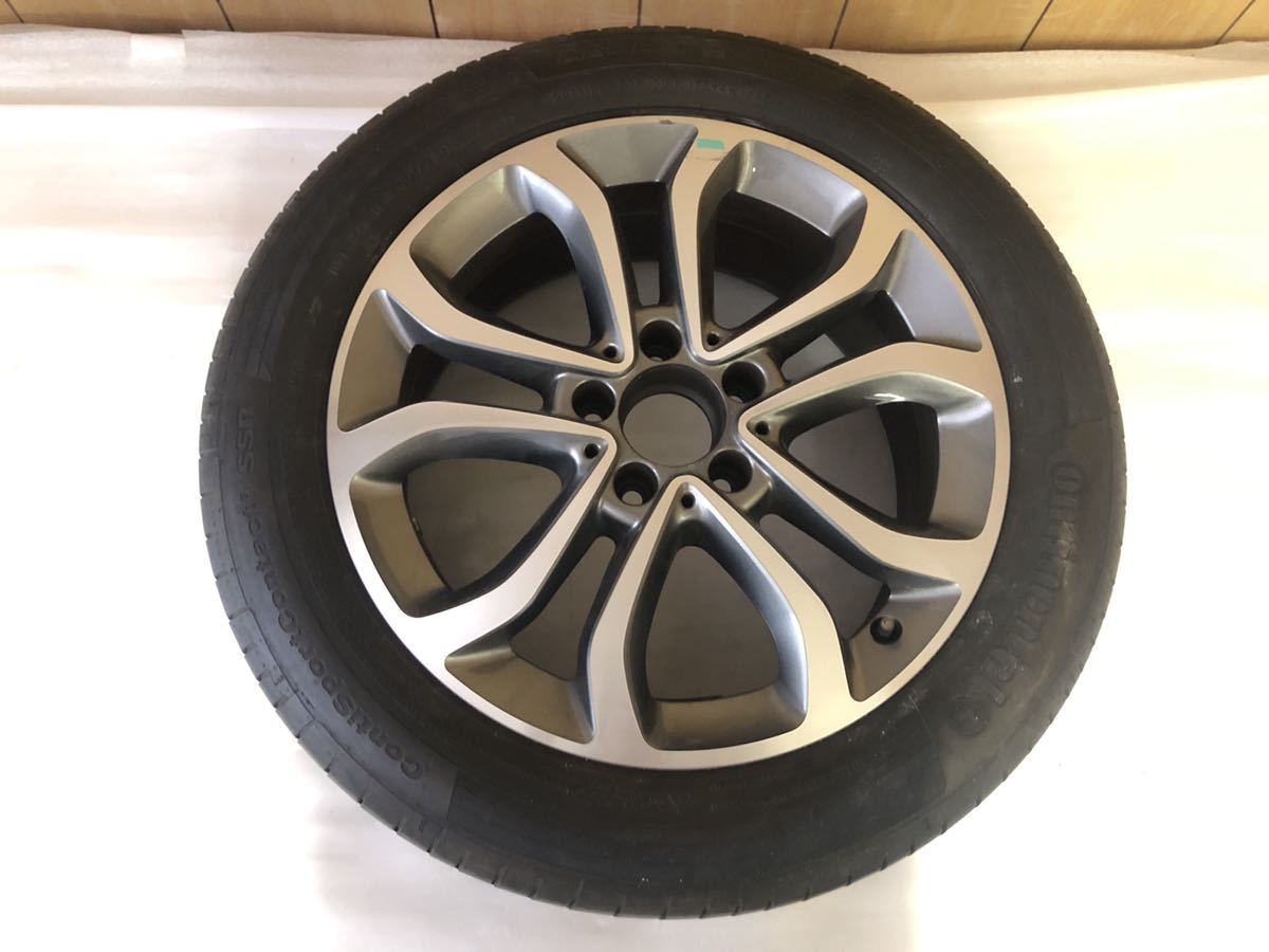 ベンツ W205 Cクラス 純正17インチ×7J 5穴 アルミ ホイール 1本のみ