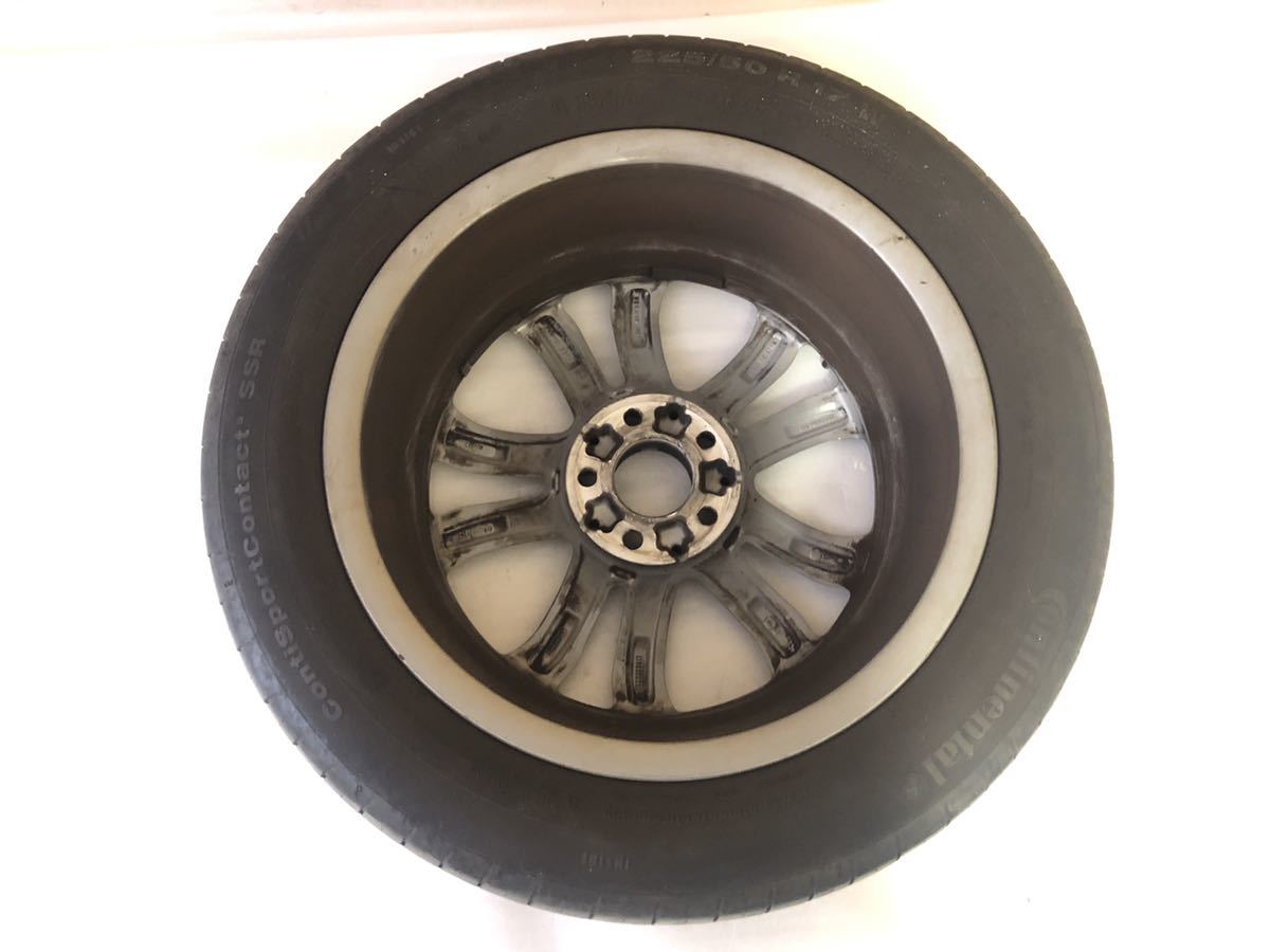 ベンツ W205 Cクラス 純正17インチ×7J 5穴 アルミ ホイール 1本のみ