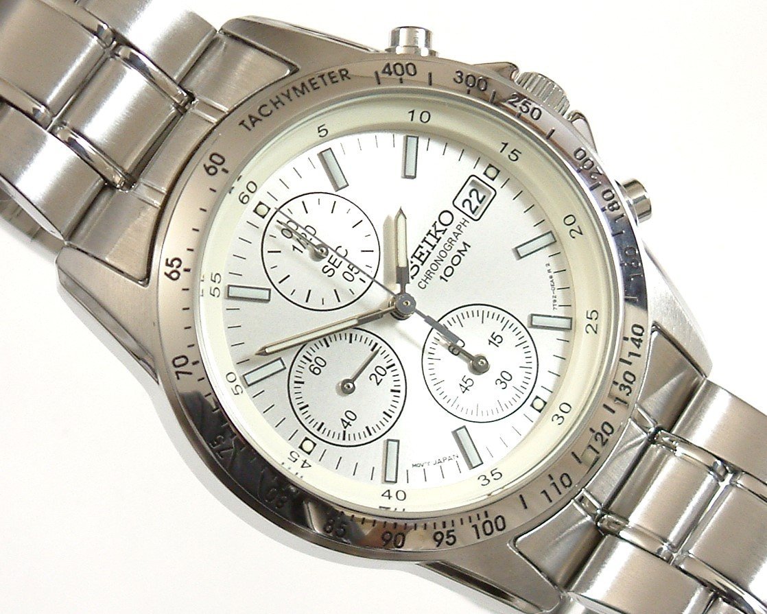 □セイコー□新品同様□クロノグラフ SND363P1 7T92-0DW0□メンズ