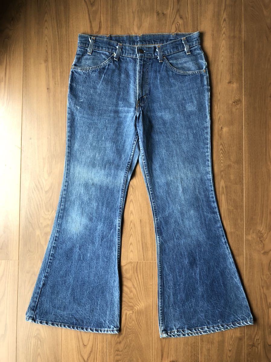LVC USA製 646 BigE 未洗い リジッド W28 517 684 80s levis 684 BIGBELL ビックベル ベルボトム646 517 【公式通販】