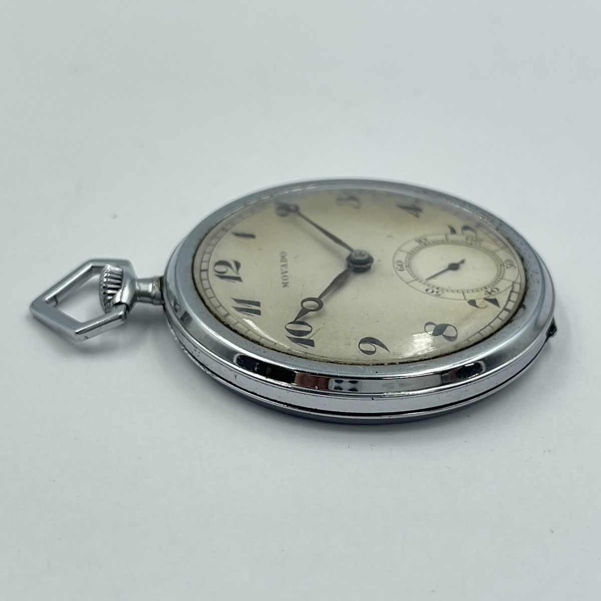 Q147-U26-20◎ 稼働 MOVADO モバード 手巻き 懐中時計 スモセコ