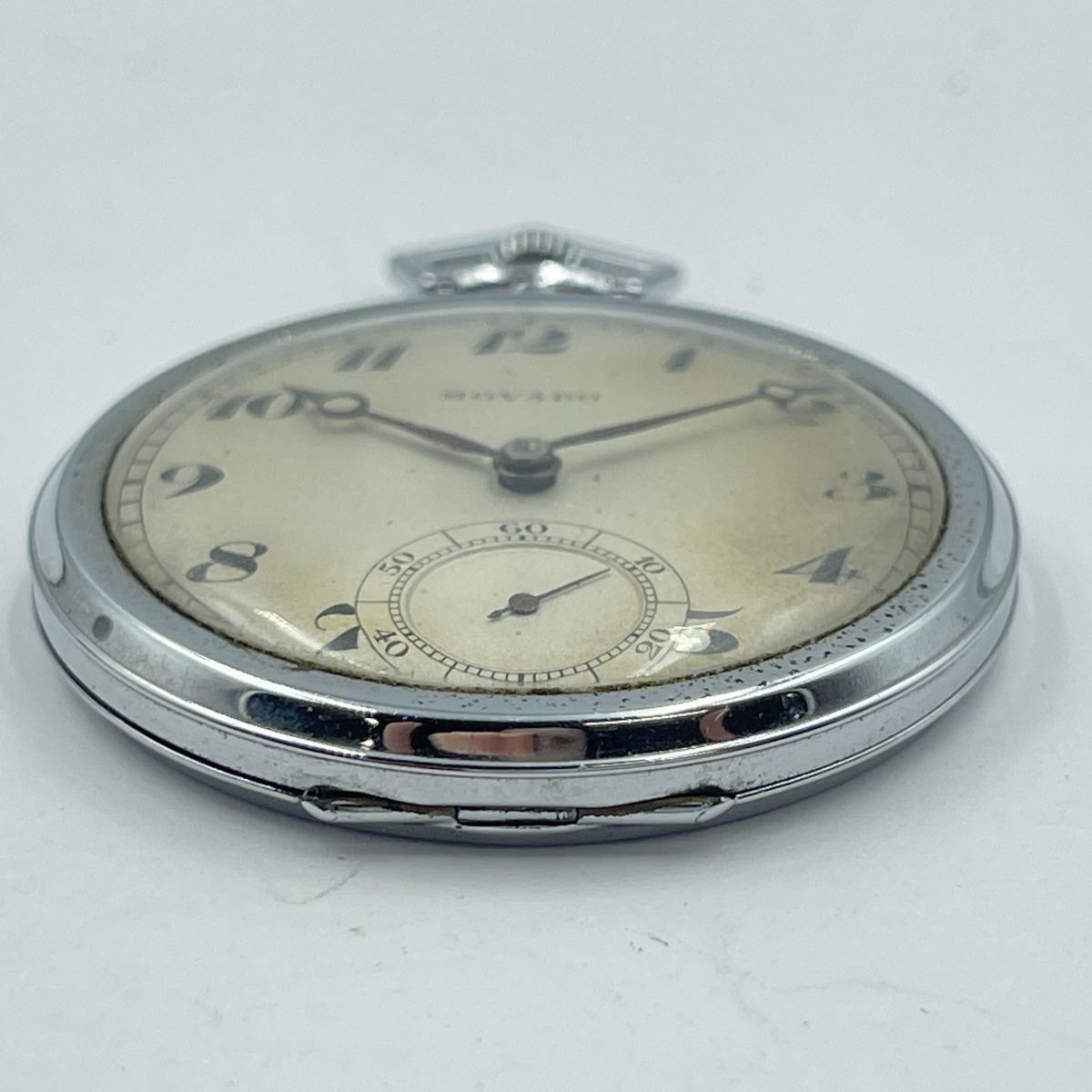 Q147-U26-20◎ 稼働 MOVADO モバード 手巻き 懐中時計 スモセコ