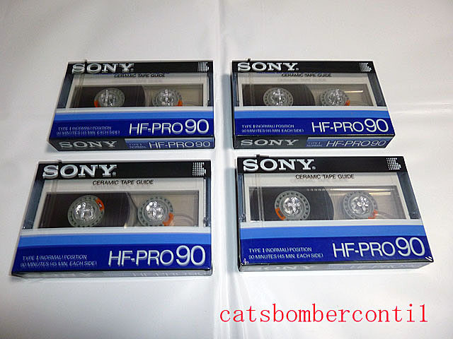 SONY ソニー HF-X 90×4本セット ノーマル カセットテープ 未開封 SONY