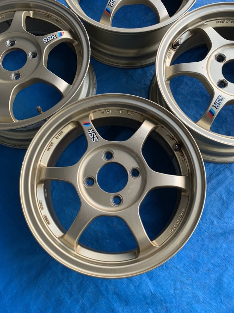 SSR軽量TYPE-C/タイプC 14インチ5J4穴PCD 100 オフセット45 中古