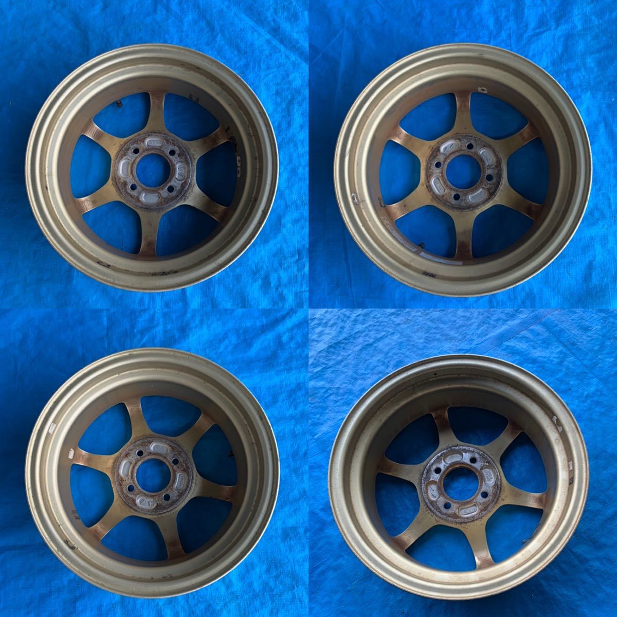 SSR軽量TYPE-C/タイプC 14インチ5J4穴PCD 100 オフセット45 中古アルミ