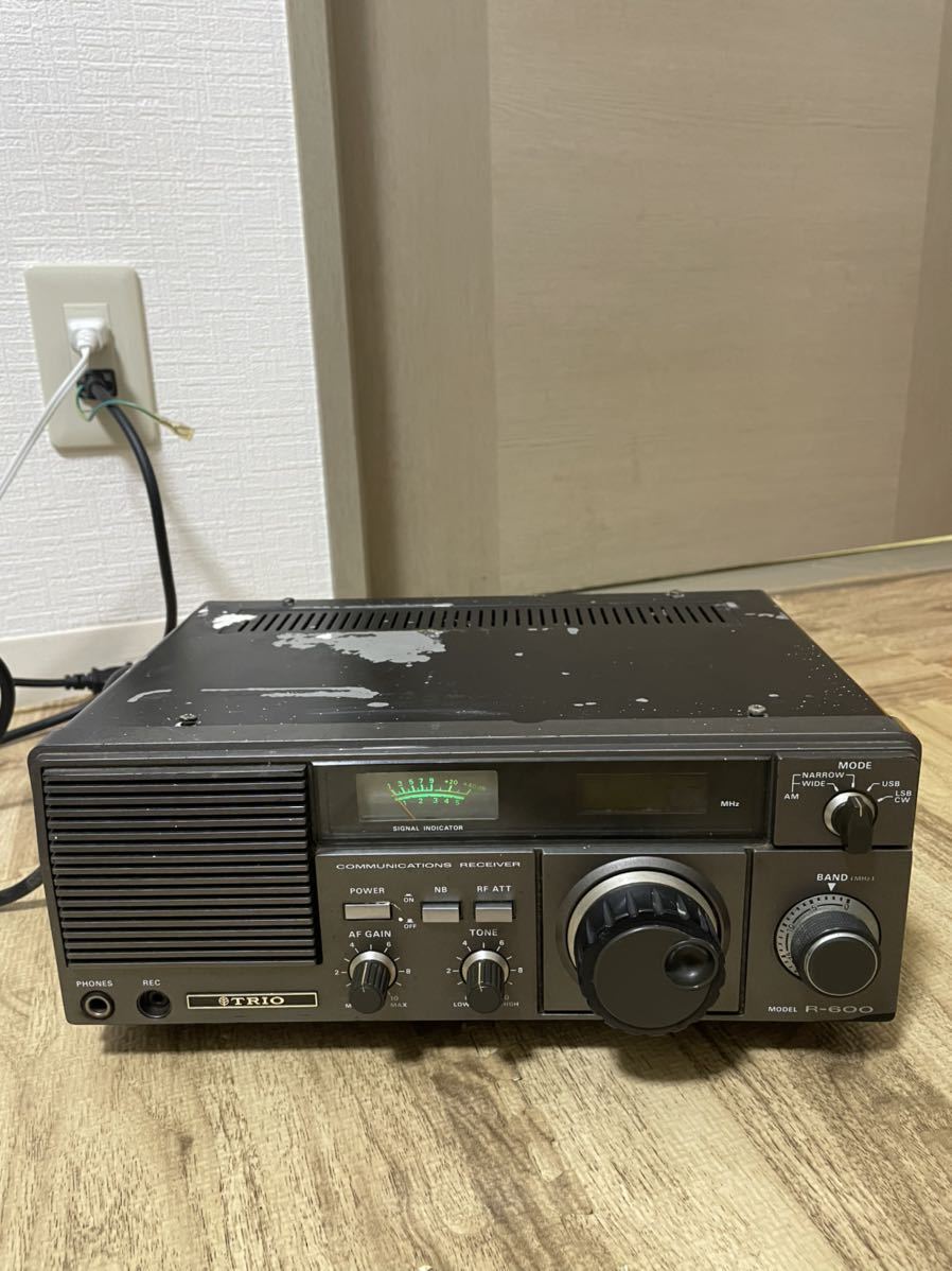 ☆TRIO/トリオ COMMUNICATIONS RECEIVER R-600 受信機 トランシーバー 