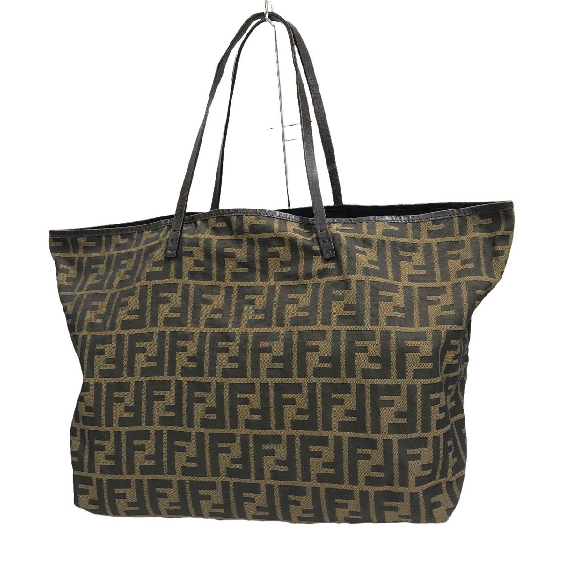 最新作，爆買い FENDI フェンディ ショルダートートバッグ ズッカ柄 ナイロン レザー ブラウン系 8BH005(トートバッグ)｜売買されたオークション情報、yahooの商品情報をアーカイブ公開 - オークファン かばん、バッグ
