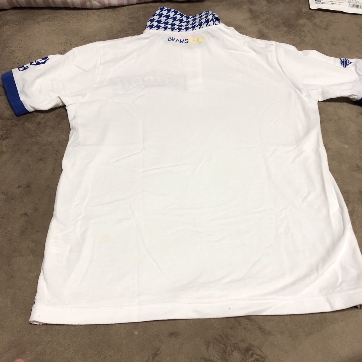 渋野日向子 直筆サイン入り BEAMS GOLF ポロシャツ 未開封 M ビームスゴルフ BEAMS GOLF ポロシャツ美品M 渋野 日向子