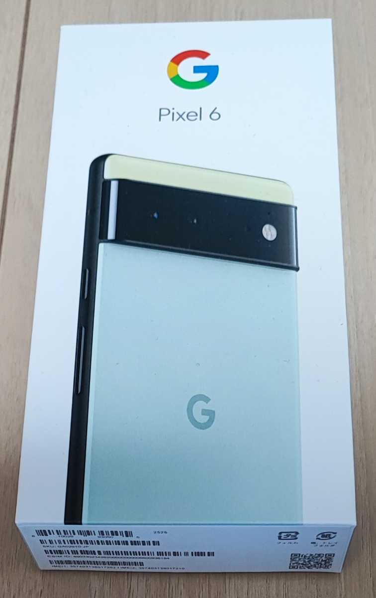 Google Pixel 6 Sorta Seafoam 128 GB au 未使用品】Google Pixel 6