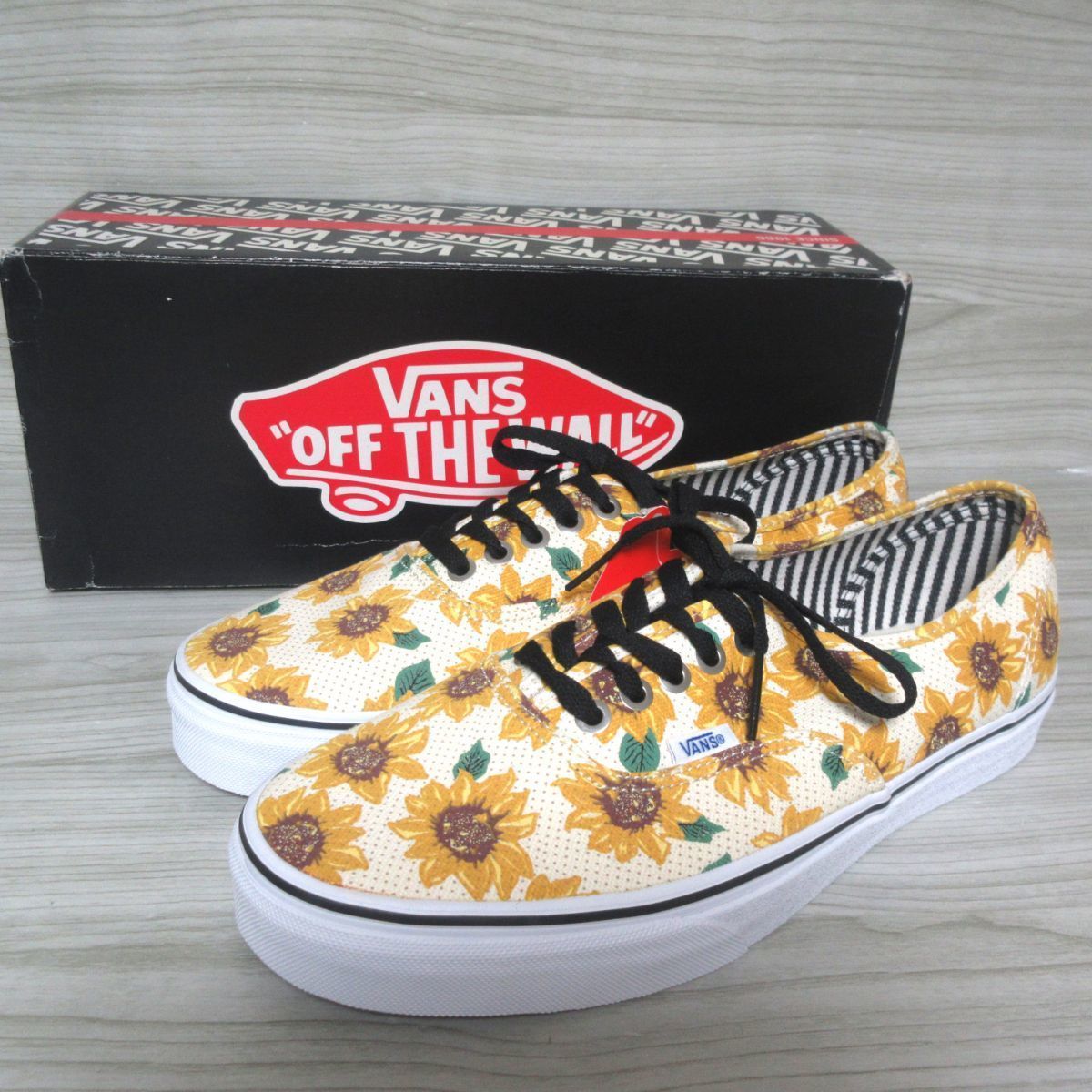新品 タグ付き VANS バンズ AUTHENTIC オーセンティック サンフラワー 