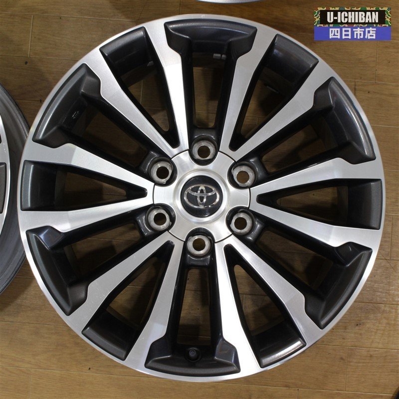 トヨタ150ランドクルーザープラドTZ-G純正19インチアルミホイール オンライン 買い 150系ランドクルーザープラド TZ-G 純正アルミ