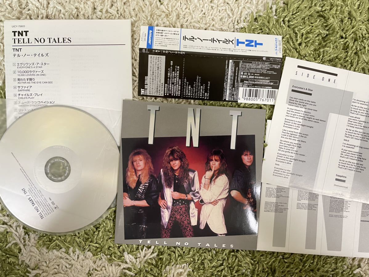 TNT Tell No Tales - : NO ⁄ | Music CD TALES 隠れた名盤！テル・ノー・