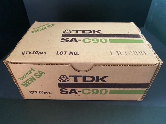 TDK NEW SA-C90 (CrO2 ハイポジション) 未使用・箱入り10本パック TDK カセットテープ ハイポジション cassette TDK&frasl;SA（Precision 未使用品