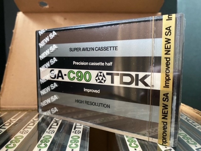 TDK NEW SA-C90 (CrO2 ハイポジション) 未使用・箱入り10本パック TDK カセットテープ ハイポジション cassette TDK&frasl;SA（Precision 未使用品