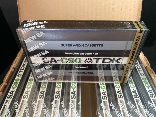 TDK NEW SA-C90 (CrO2 ハイポジション) 未使用・箱入り10本パック TDK カセットテープ ハイポジション cassette TDK&frasl;SA（Precision 未使用品