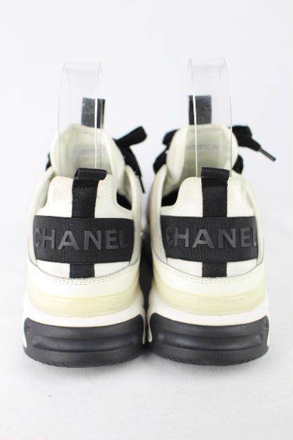 22年製 シャネル CHANEL SHOES ココマーク ファブリック スニーカー ブラック G35617 [39/24.5cm] レディース シャネル ココマーク CHANEL 箱付き✨CHANEL 35.5C コーラルピンク