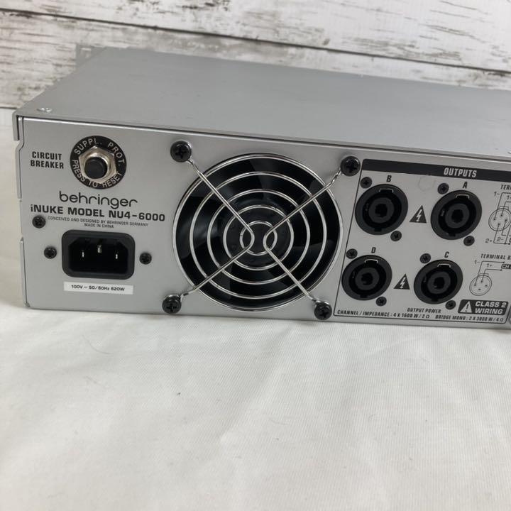 ベリンガー BEHRINGER パワーアンプ iNUKE NU4-6000 iNUKE BEHRINGER