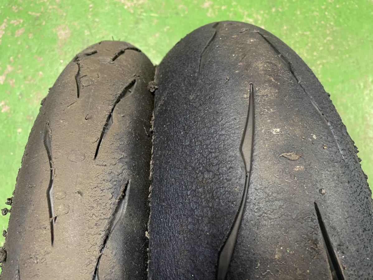 前後セット！ BRIDGESTONE ブリヂストン BATTLAX RACING R11 120&180