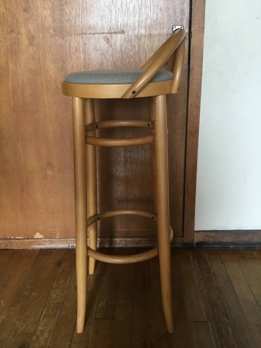 ベントウッド　カウンターチェア　秋田木工２脚セット 秋田木工◎ベントウッド ハイスツール◎美品 ナチュラル ブナ無垢材曲