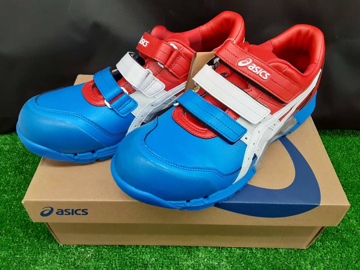  品 ASICS アシックス ウィンジョブ CP305 AC ディレクトワールブルー&times;ホワイト 26.5cm 安全靴(26.5cm)｜売買されたオークション情報、yahooの商品情報をアーカイブ公開 - オークファン 26.5cm