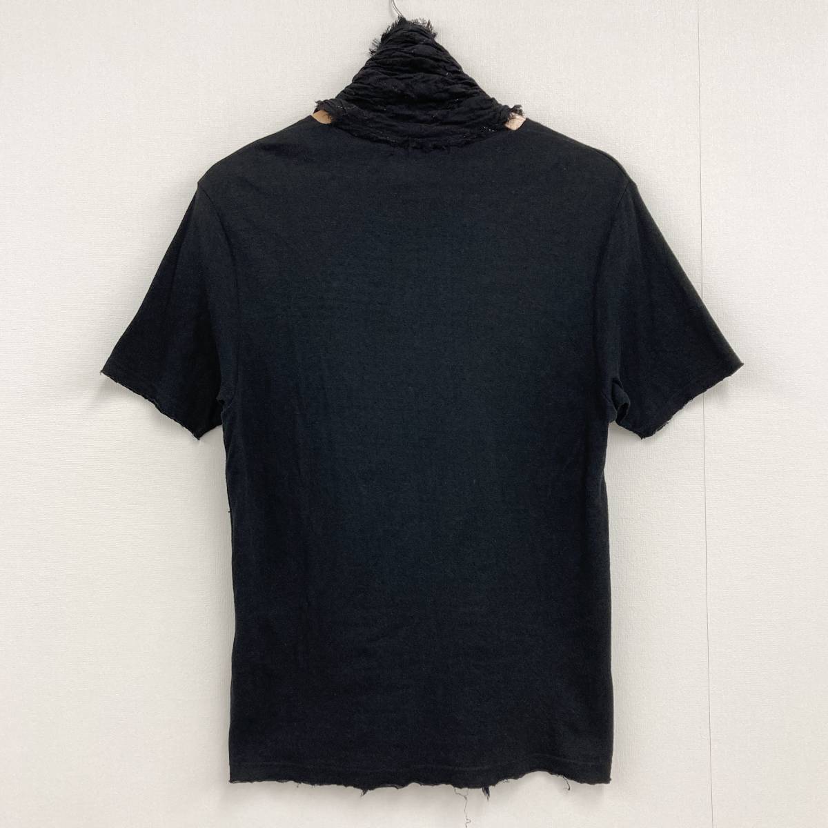 UNDERCOVER 07SS PURPLE期 ストール ドッキング カットソー ブラック 