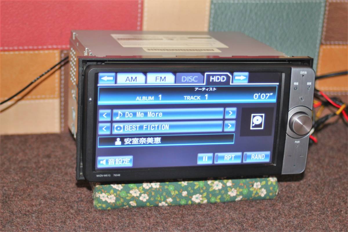 Bluetooth対応・取扱説明書付☆トヨタ純正 HDDナビ NHZN-W61G DVD 