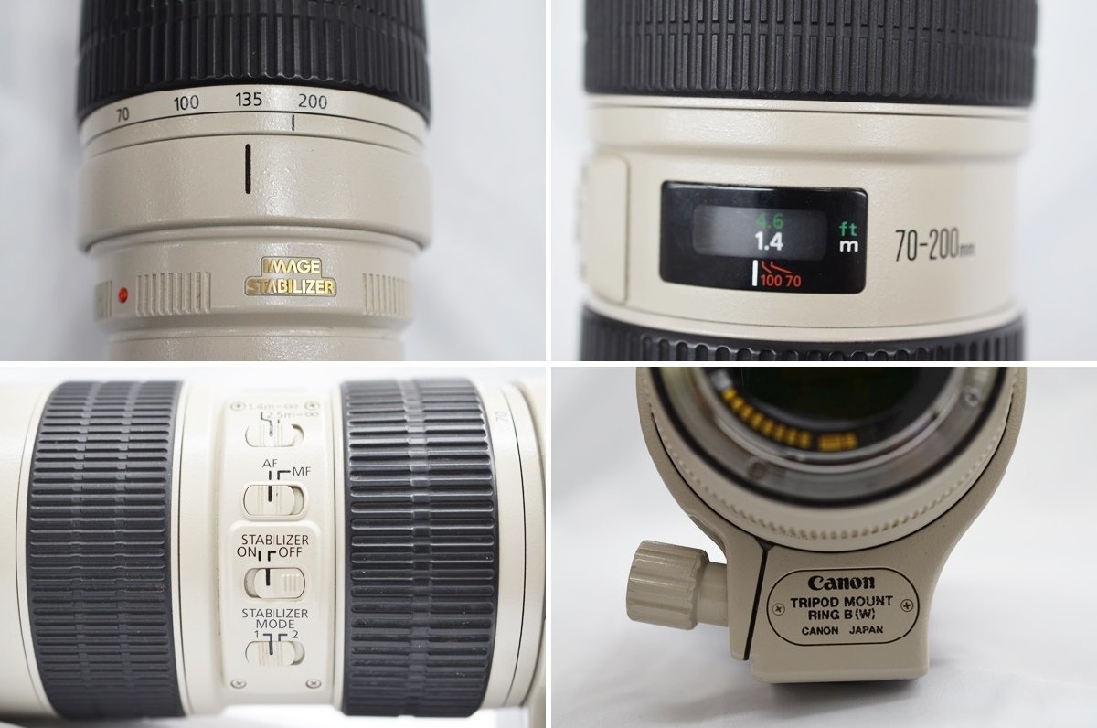 Canon EF 70-200mm f/2.8L IS II USM 白レンズ USM EF 70-200mm Canon IS F2.8L EF70-200mm Lens f⁄2.8L III
