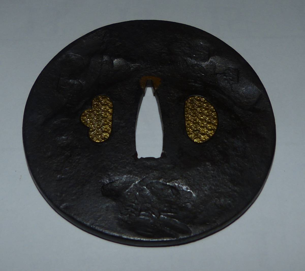 鉄地干支透かし鍔 鐔 日本刀 刀 刀装具 時代物 真剣 居合い 古美術 侍